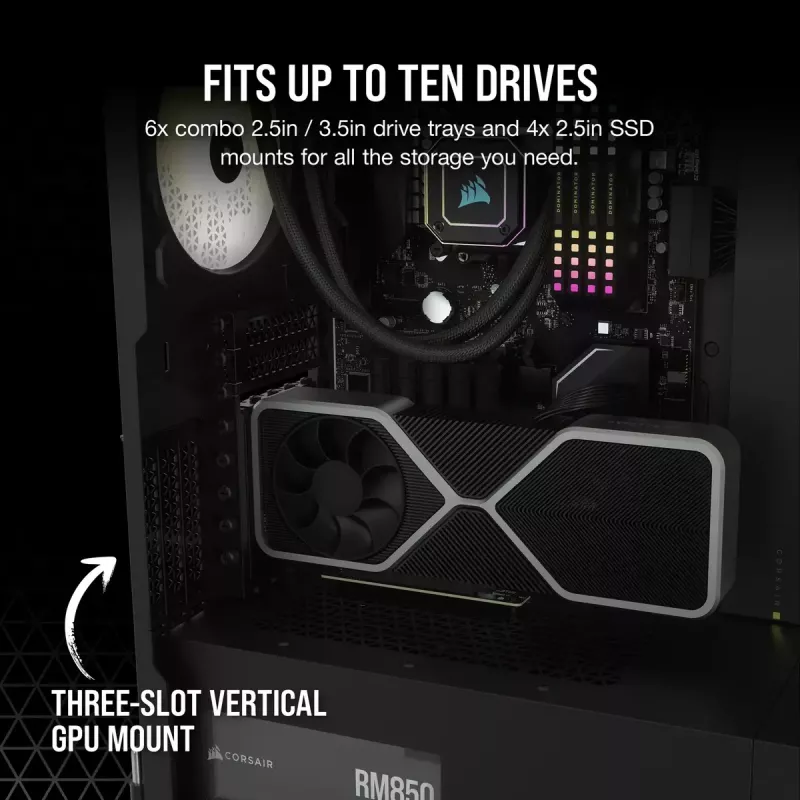 PC-Gehäuse Corsair 7000D Airflow Full Tower Schwarz