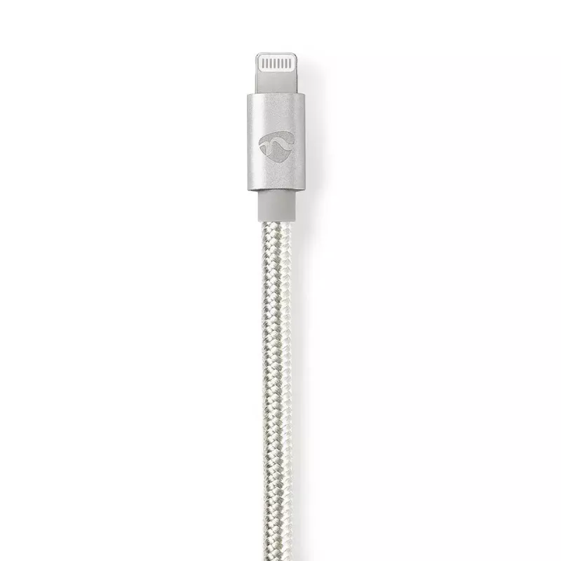 Nedis CCTB39940AL10 Lightning-Kabel 1m Aluminium 3,5-mm-Anschluss
