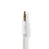 Nedis CCTB39940AL10 Lightning-Kabel 1m Aluminium 3,5-mm-Anschluss