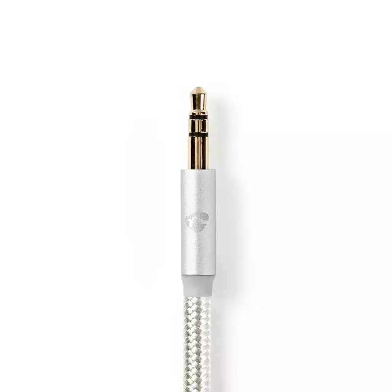Nedis CCTB39940AL10 Lightning-Kabel 1m Aluminium 3,5-mm-Anschluss