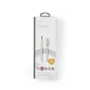 Nedis CCTB39940AL10 Lightning-Kabel 1m Aluminium 3,5-mm-Anschluss