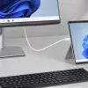 StarTech.com 6ft (2m) USB-C auf DisplayPort 1.2 Kabel, bidirektional, 4K 60Hz, Weiß, Videoadapterkabel für Apple MacBook Pro / Air M1 M2 M3 M4, Mac Mini / Studio, Thunderbolt-kompatibel