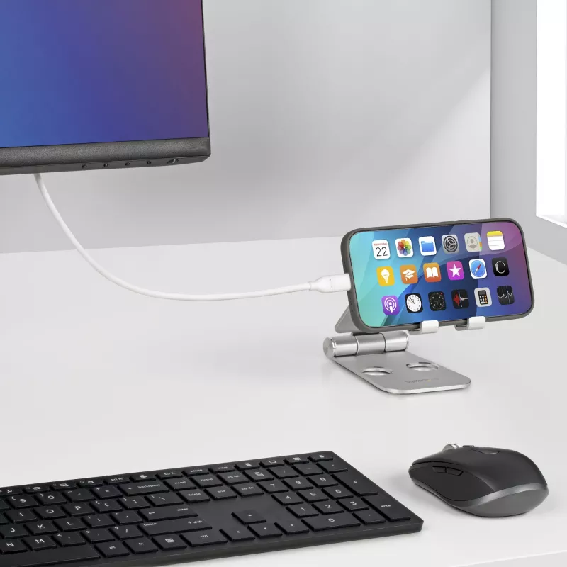 StarTech.com 6ft (2m) USB-C auf DisplayPort 1.2 Kabel, bidirektional, 4K 60Hz, Weiß, Videoadapterkabel für Apple MacBook Pro / Air M1 M2 M3 M4, Mac Mini / Studio, Thunderbolt-kompatibel