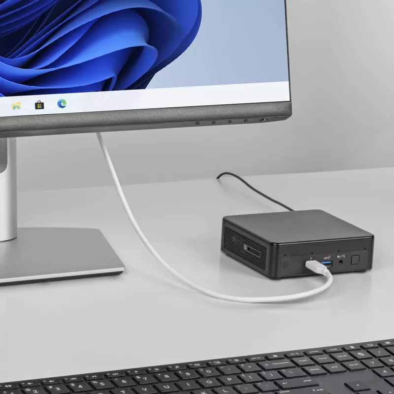 StarTech.com 6ft (2m) USB-C auf DisplayPort 1.2 Kabel, bidirektional, 4K 60Hz, Weiß, Videoadapterkabel für Apple MacBook Pro / Air M1 M2 M3 M4, Mac Mini / Studio, Thunderbolt-kompatibel