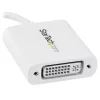 StarTech.com USB-C zu DVI Adapter - Weiß, 3.2 Gen 2 (3.1 Gen 2), USB Typ-C, DVI-Ausgang, 1920 x 1200 Pixel