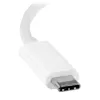 StarTech.com USB-C zu DVI Adapter - Weiß, 3.2 Gen 2 (3.1 Gen 2), USB Typ-C, DVI-Ausgang, 1920 x 1200 Pixel