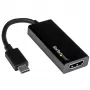 StarTech.com USB-C zu HDMI Adapter mit 4K 30Hz - Schwarz, 3.2 Gen 2 (3.1 Gen 2), USB Type-C, HDMI-Ausgang, 3840 x 2160 Pixel