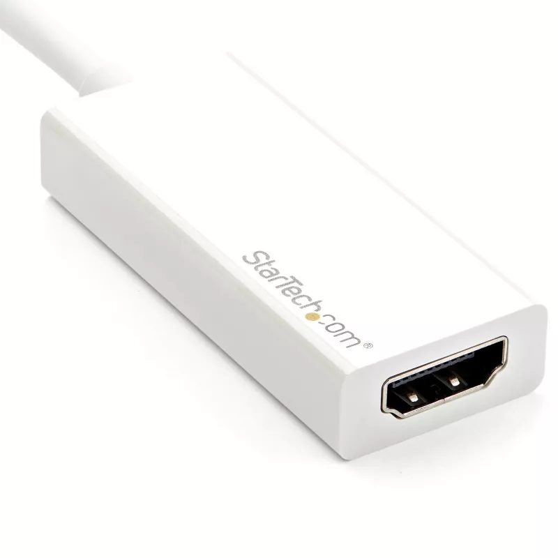 StarTech.com USB-C auf HDMI Adapter - Weiß - 4K 60Hz, USB Typ-C, HDMI-Ausgang, 3840 x 2160 Pixel