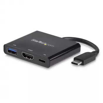 StarTech.com USB-C Multiport-Adapter mit HDMI – USB 3.0 Port – 60W PD – Schwarz