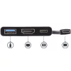 StarTech.com USB-C Multiport-Adapter mit HDMI – USB 3.0 Port – 60W PD – Schwarz