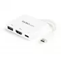 StarTech.com USB-C Multiport-Adapter mit HDMI – USB-3.0-Anschluss – 60 W PD – Weiß