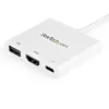 StarTech.com USB-C Multiport-Adapter mit HDMI – USB-3.0-Anschluss – 60 W PD – Weiß