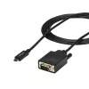 StarTech.com 1,8 m USB-C-auf-VGA-Kabel – 1920 x 1200/1080p USB-Typ-C-zu-VGA-Video-Aktivadapterkabel – Thunderbolt 3-kompatibel – Laptop zu VGA-Monitor/Projektor – DP Alt Mode HBR2