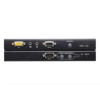 ATEN USB VGA KVM Extender mit Audio und RS-232 (200 m), Sender & Empfänger, Kabelgebunden, 200 m, Cat5, 1920 x 1200 Pixel, Drucktasten