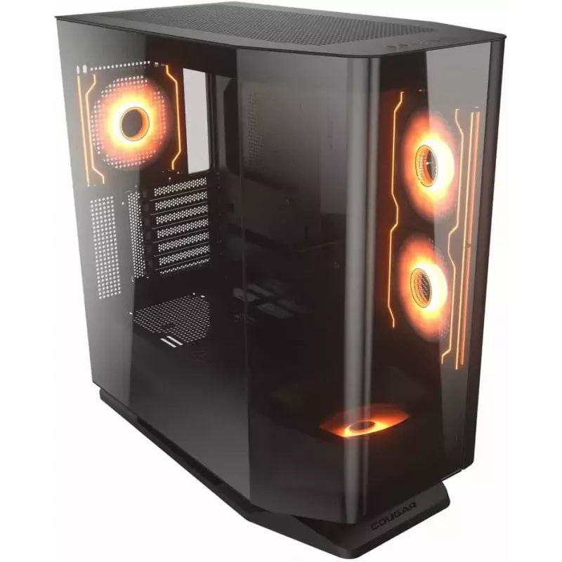 Computergehäuse COUGAR FV270 RGB, Mid-Tower, schwarz