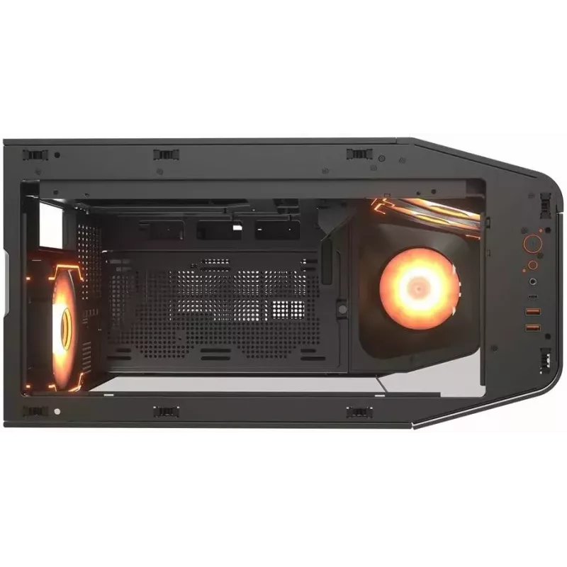 Computergehäuse COUGAR FV270 RGB, Mid-Tower, schwarz