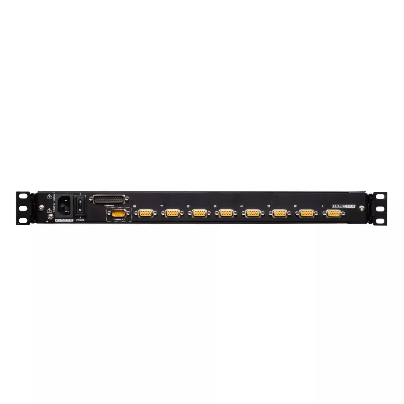 KVM-Switch ATEN CL5708M Rackeinbau Schwarz 1HE 17 Zoll LCD CL5708M-ATA-GG
