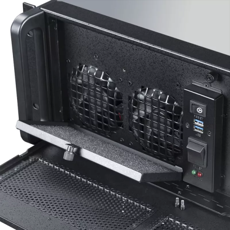 Chieftec UNC-410S-B-U3 Rack Schwarz