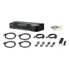 ATEN 2-Port 4K DisplayPort Dual-Display-Mini-Matrix-Boundless-KVM-Switch