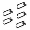 StarTech.com 5-Pack 1U Vertikale Kabelführungs-D-Ring-Haken, Kabelmanager für 19-Zoll-Serverracks/-Schränke, Netzwerk-Rack-Kabelorganisierer, Kabelführungsringe