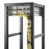 StarTech.com 5-Pack 1U Vertikale Kabelführungs-D-Ring-Haken, Kabelmanager für 19-Zoll-Serverracks/-Schränke, Netzwerk-Rack-Kabelorganisierer, Kabelführungsringe
