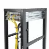 StarTech.com 5-Pack 1U Vertikale Kabelführungs-D-Ring-Haken, Kabelmanager für 19-Zoll-Serverracks/-Schränke, Netzwerk-Rack-Kabelorganisierer, Kabelführungsringe