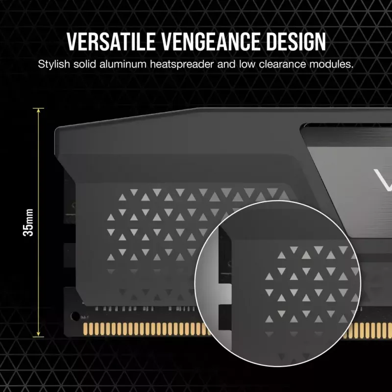 Corsair Vengeance 48 GB (2x24 GB) DDR5-6000 CL30 Speicher-Kit, Grau
