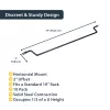 StarTech.com Horizontale Kabelführungsbügel mit 2 Zoll Versatz für Racks – 10er-Pack