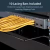 StarTech.com Horizontale Kabelführungsbügel mit 10,2 cm Versatz für Racks – 10er-Pack