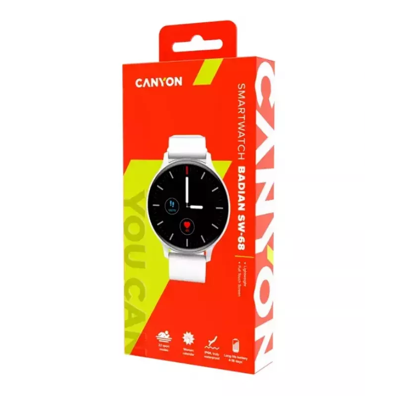 Smartwatch Canyon CNS-SW68SS Silber