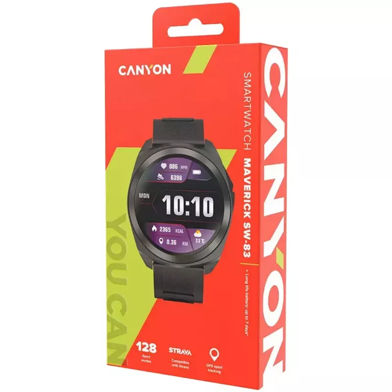 Smartwatch Canyon Maverick SW-83 Schwarz