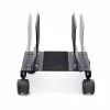 StarTech.com Computer-Turm-Wagen, rollbarer mobiler CPU-Caddy auf Rädern (Rollen), max. Last 21 kg, verstellbare PC-Gehäusehalterung, Desktop-Bodenständer, Stahl-Dolly