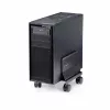 StarTech.com Computer-Turm-Wagen, rollbarer mobiler CPU-Caddy auf Rädern (Rollen), max. Last 21 kg, verstellbare PC-Gehäusehalterung, Desktop-Bodenständer, Stahl-Dolly