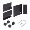 StarTech.com Computer-Turm-Wagen, rollbarer mobiler CPU-Caddy auf Rädern (Rollen), max. Last 21 kg, verstellbare PC-Gehäusehalterung, Desktop-Bodenständer, Stahl-Dolly