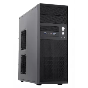 Chieftec CQ-01B-U3-OP Computergehäuse Midi Tower Schwarz