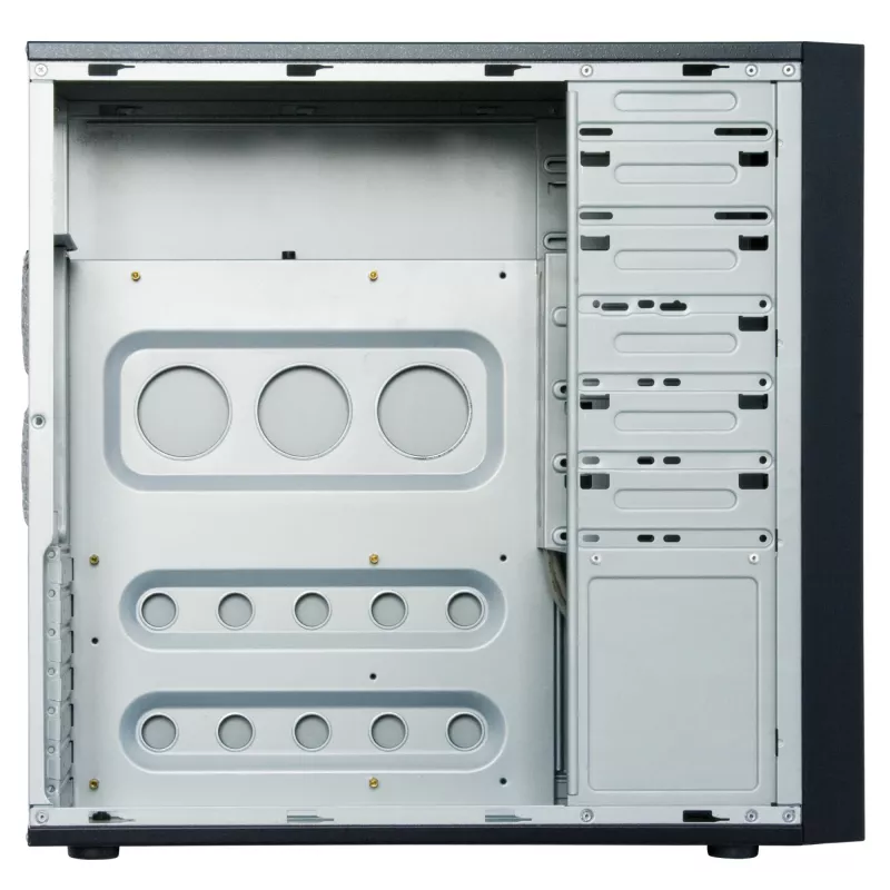 Chieftec CQ-01B-U3-OP Computergehäuse Midi Tower Schwarz