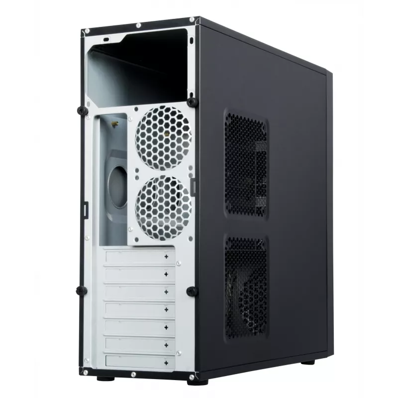 Chieftec CQ-01B-U3-OP Computergehäuse Midi Tower Schwarz