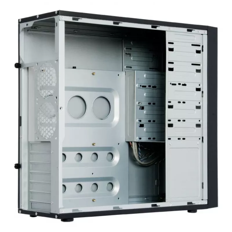 Chieftec CQ-01B-U3-OP Computergehäuse Midi Tower Schwarz