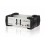 ATEN 2-Port USB - PS/2 VGA KVM-Switch mit Audio- & USB 2.0-Hub (KVM-Kabel im Lieferumfang)