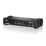 ATEN 4-Port USB DVI Dual Link KVM Switch mit Audio & USB 2.0 Hub (KVM-Kabel enthalten)