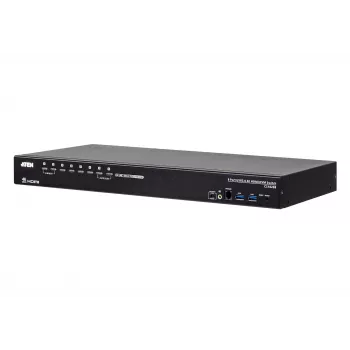 ATEN 8-Port USB 3.0 4K HDMI KVM Switch, 4096 x 2160 Pixel, 4K Ultra HD, 9,77 W, Schwarz