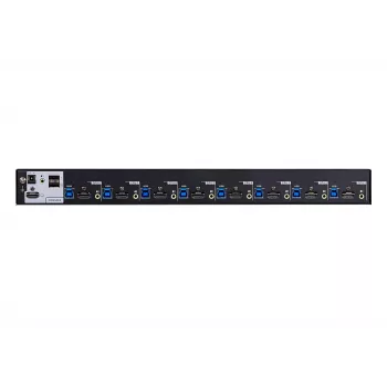 ATEN 8-Port USB 3.0 4K HDMI KVM Switch, 4096 x 2160 Pixel, 4K Ultra HD, 9,77 W, Schwarz