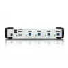 ATEN 4-Port USB 3.1 Gen 1 DisplayPort 1.1 KVMP™ Switch mit Lautsprecher (KVM-Kabel im Lieferumfang)