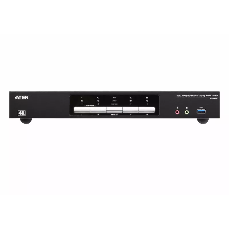 KVMP Switch ATEN 4P USB3.0 DisplayPORT Dual View