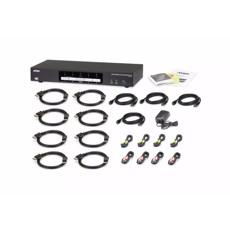 KVMP Switch ATEN 4P USB3.0 DisplayPORT Dual View