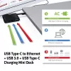 CLUB3D USB Type-C auf Ethernet + USB 3.0 + USB Type-C Lade-Mini-Dock