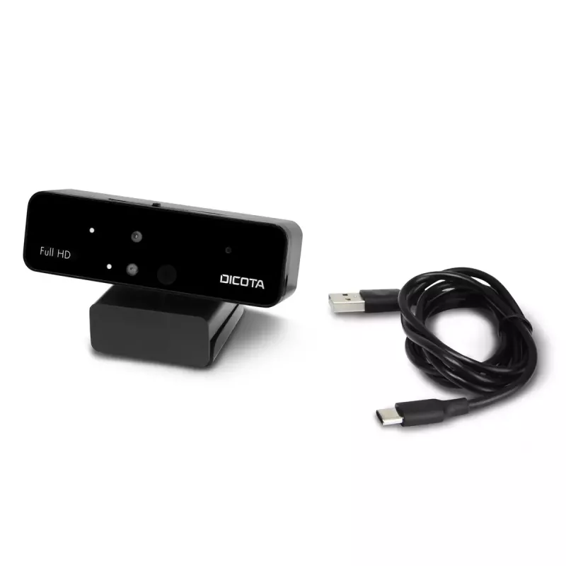 Webcam DICOTA D31892 1902 x 1080 Pixel USB Schwarz