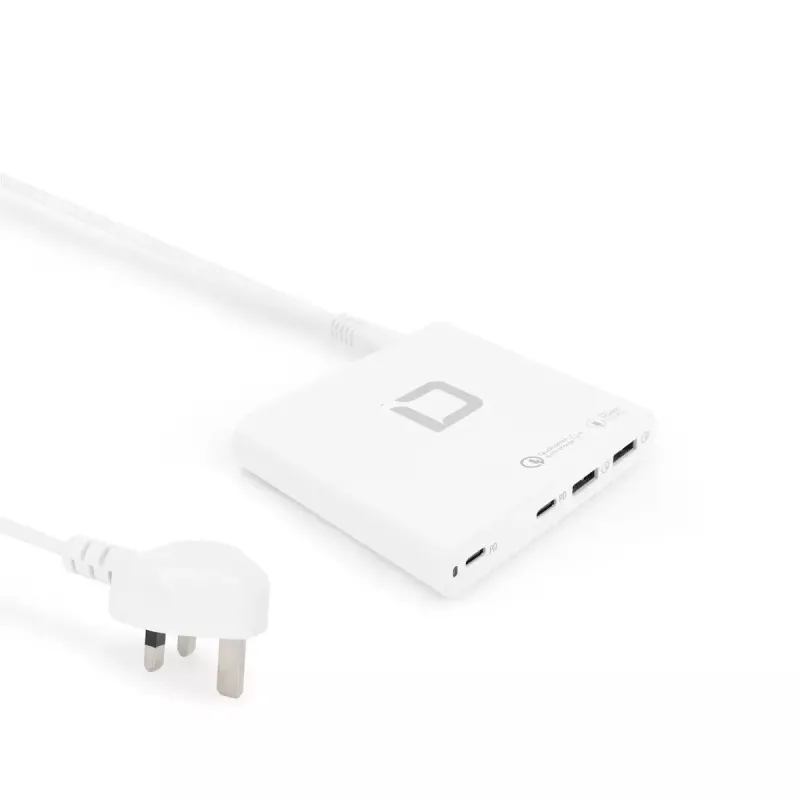 Ladegerät für Mobilgeräte DICOTA D31893 Schnellladefunktion Innenbereich Weiß