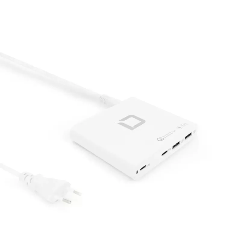 Ladegerät für Mobilgeräte DICOTA D31893 Schnellladefunktion Innenbereich Weiß