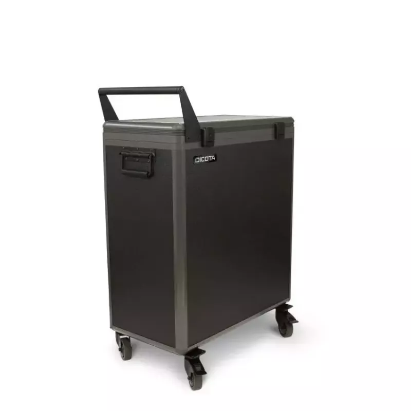 Tragbarer Gerätemanagement-Wagen DICOTA D32005 Schwarz Bodenaufstellung